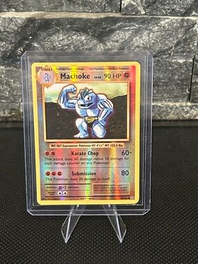 Pokemon‎ Vintage Machoke 58/108 Reverse Holo Card from XY Evolutions (2016) M/NM